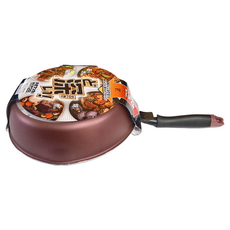 FREIZ 和平 IH爐適用 平底鍋煎鍋 RB-1748 28釐米 酒紅色, 1個