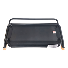 CAPTAIN STAG 鹿牌 戶外露營鋁合金折疊雙人椅-黑色, 1個