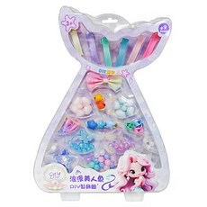 新台圖書 浪漫美人魚 DIY髮飾組, 1組, 多色