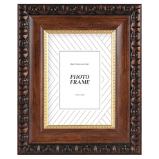 經典相框 6*8相片適用, 246 x 298mm, 咖啡色, 1個