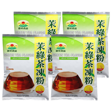 FAIRSEN 惠昇食品 茉綠茶凍粉, SGS檢驗合格，台灣製造，全素可用，美食無負擔, 1kg, 4包