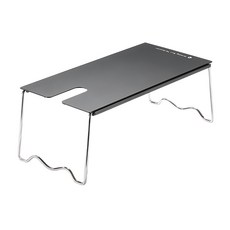 Campingmoon 柯曼 U型爐桌 SK-127-BK, 黑色