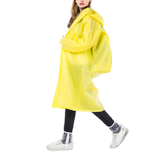 捷華 可容納背包雨衣, M, 黃色, 1件
