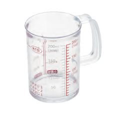 KAI 貝印 House 耐熱計量杯 (200ml) - 型號 DL-6316, 規格 9.2x6.5x9cm, 1個