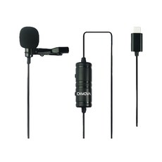 CKMOVA 全向性領夾式Type-C麥克風 電容式 LCM1C, 黑色