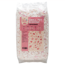 MiniFeet 小動物舒適紙棉, 柔軟蓬鬆 99%無粉塵 天然無毒 高效除臭 超強吸水, 450g, 1包