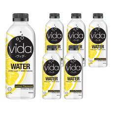 vida 檸檬風味水, 500ml, 6瓶