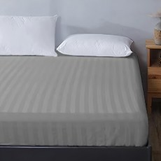 A-nice 雅妮詩 精梳純棉床包 300針高織密度 單人/雙人, I05緹花灰