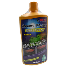 HEXA 海薩龍魚揚色繁殖維他命 800ml，提升體色、促進繁殖，專業級龍魚營養品, 1瓶