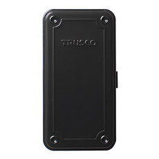 TRUSCO 上掀式收納盒 T-190MBK 大, 金屬汽車烤漆, 203x109x56mm, 迷霧黑, 1格