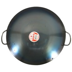 SRW 日旭牌 雙耳鐵鍋 尺5, 44.5cm, 鐵灰色, 1個