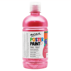 Mont Marte 蒙瑪特 廣告顏料, 色彩鮮豔，快乾，易於混合, 500ml, 1色