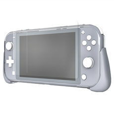 Gear4 D3O Nintendo Switch Lite 保護殼 含保護貼 - 纖薄 防摔, Kita Grip 360, 灰色, 1個