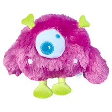 Nice u 毛樂趣 寵物發聲玩具 獨眼粉怪, 22 x 10 x 20cm, 1個
