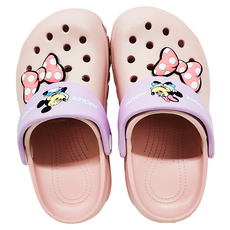 BORUI 柏睿鞋業 兒童款 米奇米妮造型防水洞洞鞋