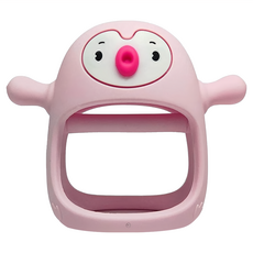 Smily Mia 固齒器 漫漫馴鹿, 適用年齡3個月以上 食品級矽膠，耐高溫 -40~220℃, 粉色, 1個