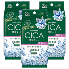 Life-do.Plus 超爽快濕紙巾身體用 積雪草薄荷柑橘香 30張, 3袋