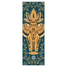 Miracle 墨瑞革 乾溼止滑專業加寬加長瑜珈舖巾, 伽尼薩的禮物, 185 x 63cm, 1條