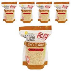 超賀 熟白芝麻粒 台灣產, 250g, 5包
