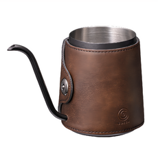 cores 皮革細口手沖壺 不鏽鋼 合成皮革, C470 15 x 8.5 x 10cm, 1個, 300ml