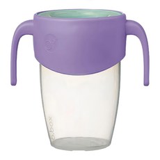 b.box 360度學習水杯, 250ml, 六個月以上適用, 紫藤色, 1個
