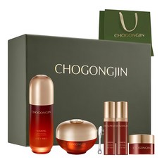 MISSHA 初拱辰 蘇生紅蔘護膚2件組 (精華液50ml + 精華乳霜60ml) - 滋養保濕，改善細紋, 1組