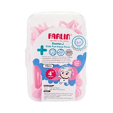 FARLIN 兒童安全牙線棒組 粉色, 40支, 2盒