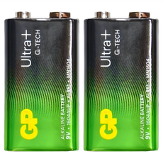 GP Batteries 超霸 9V Ultra Plus電池, 1組, 2顆