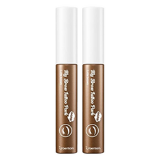 BERRISOM 染眉膠 持色 保濕和營養護理, Latte Brown, 2支