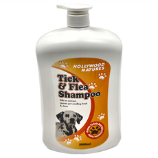 好萊塢 Tick & Flea Shampoo, 殺死接觸跳蚤的洗髮精, 2L, 1罐