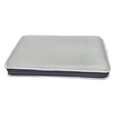 Amance 雅曼斯 3D透氣可調高度立體水洗枕 650g, 60 x 40cm, 白面灰邊, 1個