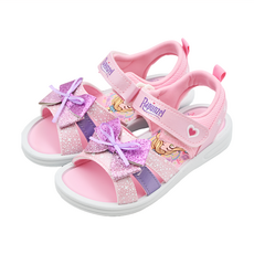 Disney 迪士尼 兒童款 蝴蝶結造型休閒涼鞋