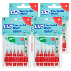 TePe 緹碧 牙間刷 超軟刷毛, 0.5mm, 6入, 4盒