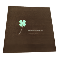 半島良品 DIY自由拼接墊 3入組, 夜光款 四葉草 咖啡色, 1組