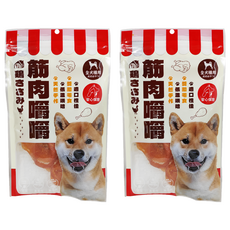 筋肉嚼嚼 甜甜圈 零食 全犬種適用, 2包, 蜜汁雞肉, 80g