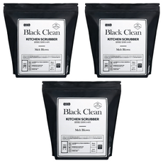 Salle Ma 雙面材質一次性洗碗巾, 黑色, 100張, 3包