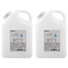 NAKAYA 日本液體儲存容器罐塑膠液體儲存罐 冷水壺, 1000ml, 2個, 白色