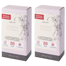 khoisan gourmet 波旁香草博士茶, 適合各年齡層男女生、長者、全素人士, 幫助入睡、促進新陳代謝、調整體質, 南非產地, 不含咖啡因與茶鹼, 2.5g, 20包, 2盒