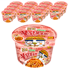 Samyang Foods 三養 Buldak 粉紅醬火辣雞肉風味鐵板炒麵 105g, 16入