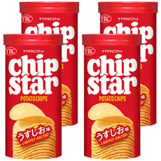 YBC Chip Star 洋芋片，淡鹽味, 4罐, 45g