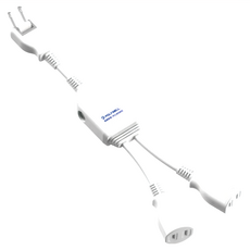 POLYWELL 寶利威爾 1對2多頭電源線組, 315mm, PW15-T05-A085, 1個