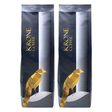 KRONE 皇雀 城市經典咖啡豆，全豆 無研磨，手工挑選，城市風味，濃郁口感, 454g, 2包