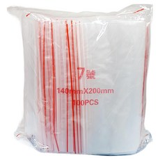 BangJiaShi 幫家適 透明夾鏈袋, 中, 3包, 1組