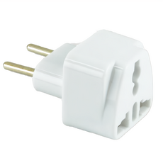 Dr.AV 聖岡科技 歐規小圓萬國轉換插頭 250V 10A, 1個