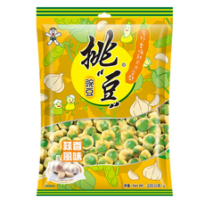 旺旺 挑豆 豌豆蒜香風味, 220g, 1包