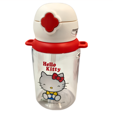 BEDDYBEAR 杯具熊 四葉草兒童壺 塑膠 600ml 密封冷水杯, 繽紛Hello Kitty, 1個