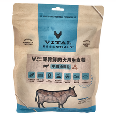 VITAL VE唯一 凍乾鮮肉犬用生食餐 25oz 全齡犬, 牛肉, 1包
