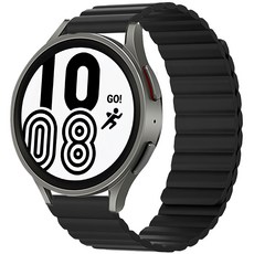 LuA lovel Luarable 相容磁吸矽膠錶帶, 黑色, 1個