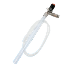 Suisaku 水作 EX按壓式虹吸管, L尺寸, 適用45cm以下魚缸, 吸水管長度約44cm, 軟管164cm + 硬管44cm x 直徑2.75cm, L, 1支