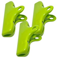 KOKUBO 小久保 強力密封夾, 綠色, 3個